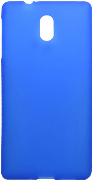 Nokia 3 szilikon tok fényes keret sötétkék