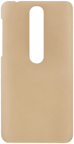 Nokia 6 2018 kemény hátlap gumírozott arany