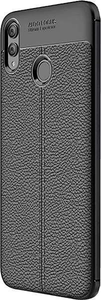 Huawei Honor 8X (View 10 Lite) szilikon tok varrás mintás fekete