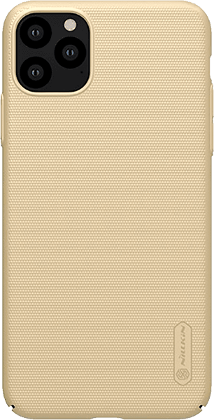 Apple iPhone 11 Pro kemény hátlap gyári NILLKIN gumírozott-érdes felületű arany