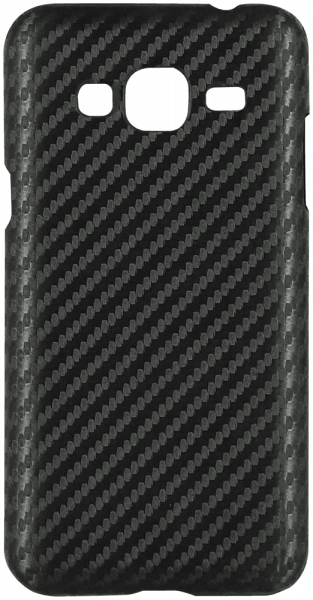 Samsung Galaxy J3 2016 (J320) kemény hátlap karbon mintás fekete
