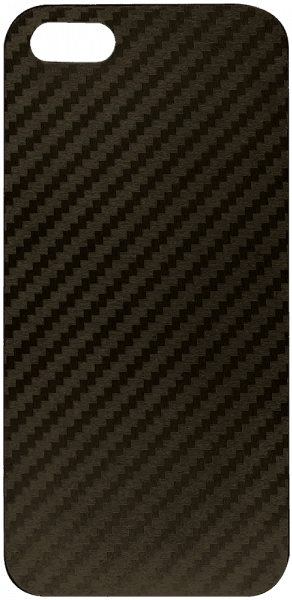 Apple iPhone 5 kemény hátlap karbon mintás sötétbarna