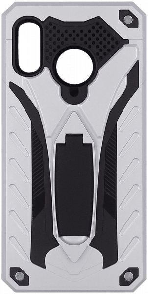 Samsung Galaxy A20 (SM-205) ütésálló tok kitámasztó ezüst