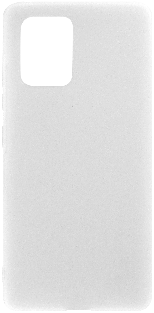 Samsung Galaxy S10 Lite (SM-G770F) szilikon tok matt tejfehér