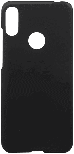 Huawei Y6 2019 (Y6 Prime 2019) kemény hátlap gumírozott fekete