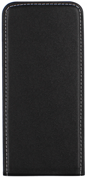 Huawei P30 Pro lenyíló flipes bőrtok fekete