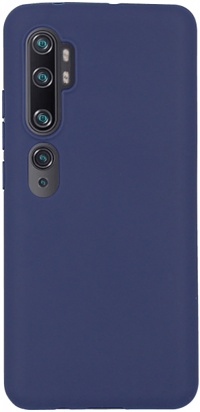 Xiaomi Mi Note 10 szilikon tok matt sötétkék