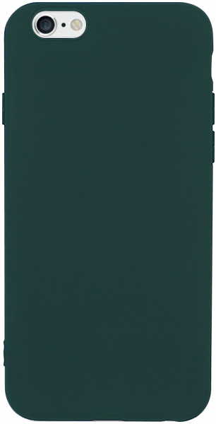 Apple iPhone 6S szilikon tok matt sötétzöld