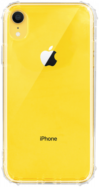 Apple iPhone XR szilikon tok közepesen ütésálló légpárnás sarok  átlátszó