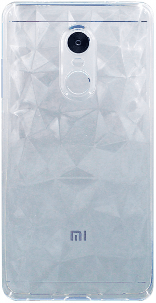 Xiaomi Redmi Note 4 szilikon tok 3D gyémántmintás átlátszó