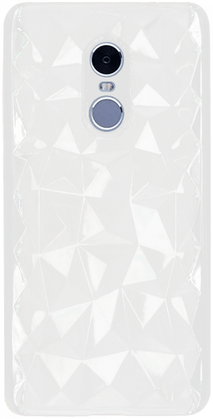 Xiaomi Redmi Note 4 szilikon tok 3D gyémántmintás fehér