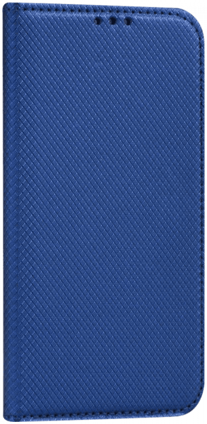 Samsung Galaxy Note 10 Plus oldalra nyíló flipes bőrtok rombusz mintás sötétkék