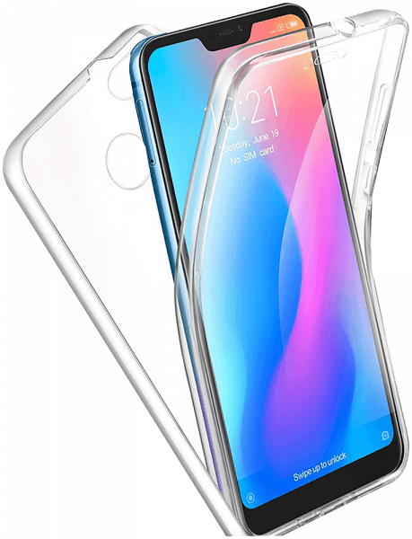 Xiaomi Redmi 4X kemény hátlap szilikon előlap 360 ° védelem átlátszó