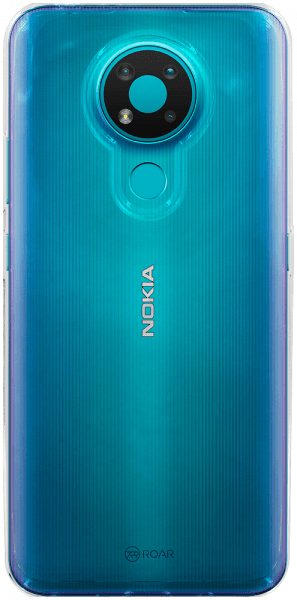 Nokia 3.4 szilikon tok gyári ROAR átlátszó