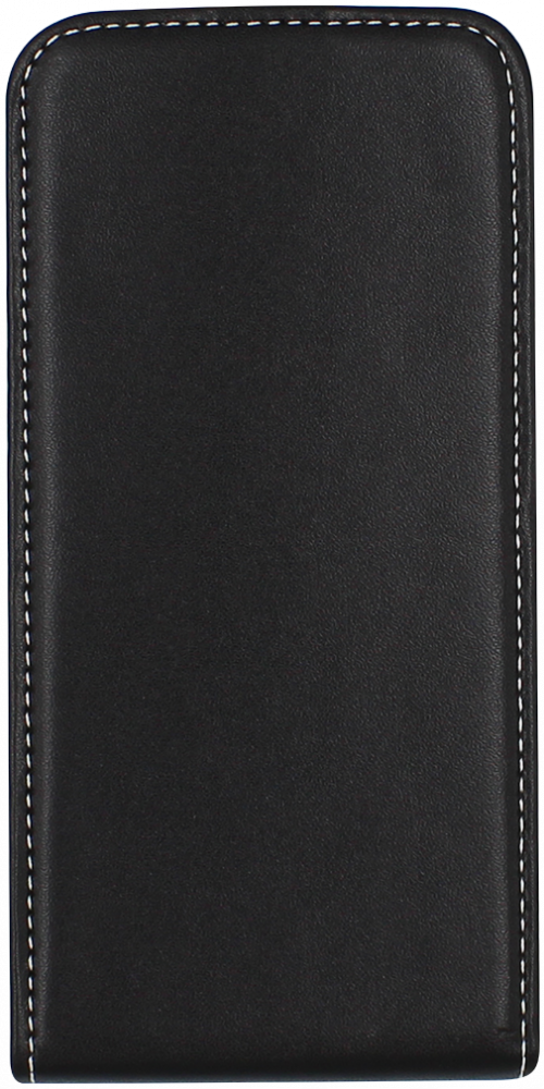 Oppo A1k lenyíló flipes bőrtok fekete