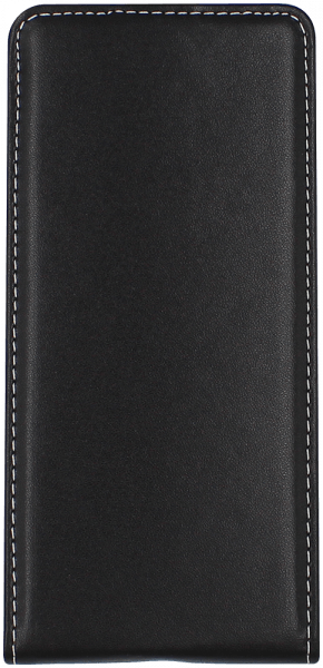 Oppo A5 2020 lenyíló flipes bőrtok fekete