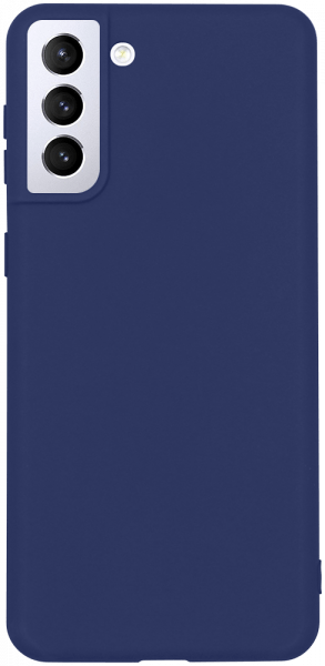 Samsung Galaxy S21 Plus 5G (SM-G996B) szilikon tok matt sötétkék