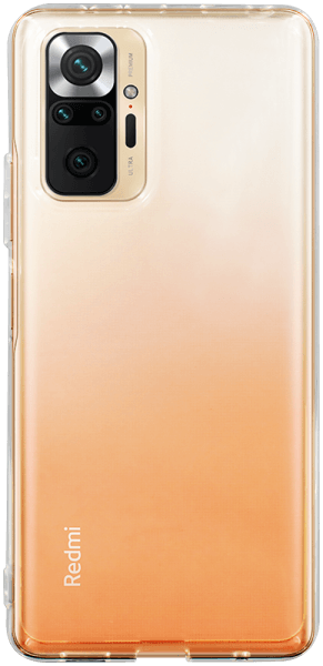Xiaomi Redmi Note 10 Pro Max szilikon tok közepesen ütésálló átlátszó