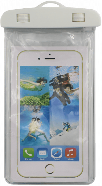 Huawei Y5 Prime 2018 (Y5 2018) vízálló tok univerzális fluoreszkáló fehér