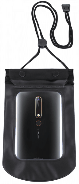 LG Q7 vízálló tok univerzális fekete