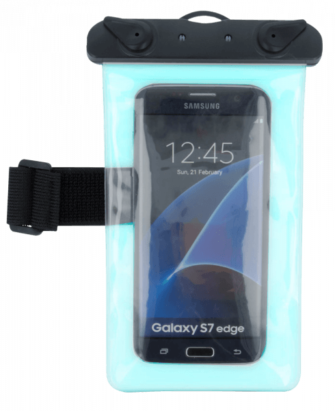 Motorola Moto C vízálló tok univerzális, karszalaggal kék