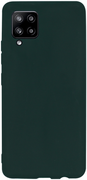 Samsung Galaxy A42 5G (SM-A426B) szilikon tok matt sötétzöld