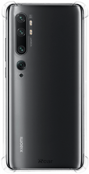 Xiaomi Mi Note 10 Pro kemény hátlap gyári ROAR légpárnás sarok átlátszó