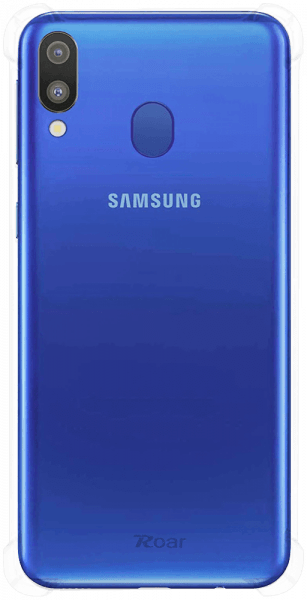 Samsung Galaxy M20 (SM-M205) kemény hátlap gyári ROAR légpárnás sarok átlátszó