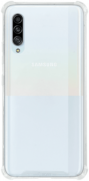 Samsung Galaxy A90 5G (SM-A908F) kemény hátlap gyári ROAR légpárnás sarok átlátszó