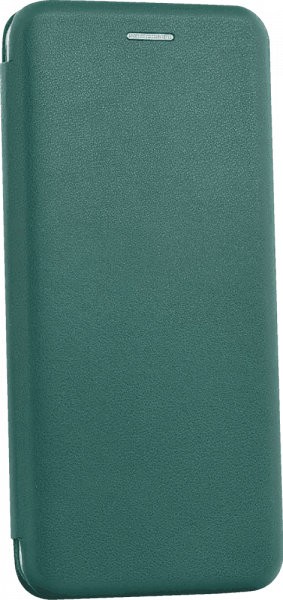 Xiaomi Redmi 7A oldalra nyíló mágneses flipes bőrtok prémium minőség sötétzöld