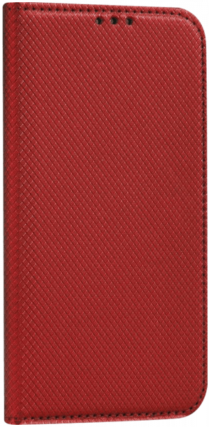 Samsung Galaxy A5 2017 (A520) oldalra nyíló flipes bőrtok rombusz mintás piros