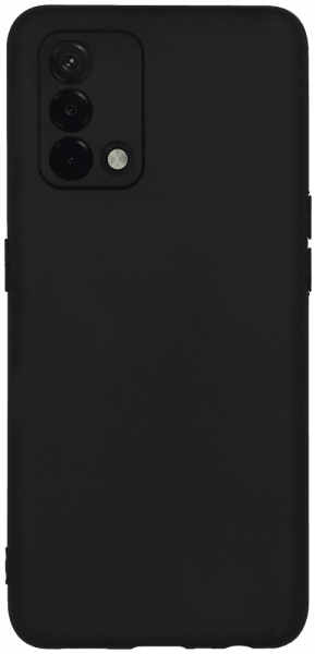 Oppo A74 szilikon tok kameravédővel matt fekete