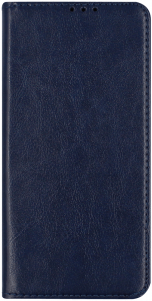 Samsung Galaxy M51 (SM-M515F) oldalra nyíló flipes bőrtok valódi bőr sötétkék