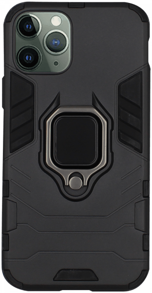 Apple iPhone 11 Pro ütésálló tok légpárnás sarkas, hibrid Ring Armor fekete