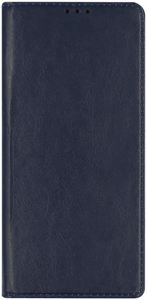 Samsung Galaxy S20 Ultra (SM-G988B) oldalra nyíló flipes bőrtok valódi bőr sötétkék