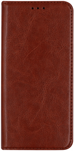 Samsung Galaxy Note 10 oldalra nyíló flipes bőrtok valódi bőr barna