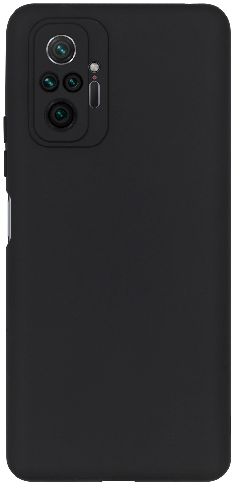 Xiaomi Redmi Note 10 Pro Max szilikon tok kameravédővel matt fekete