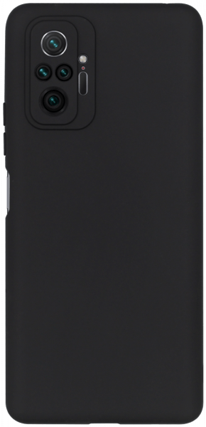 Xiaomi Redmi Note 10 Pro Max szilikon tok kameravédővel matt fekete