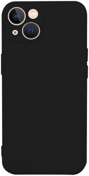 Apple iPhone 13 szilikon tok kameravédővel matt fekete