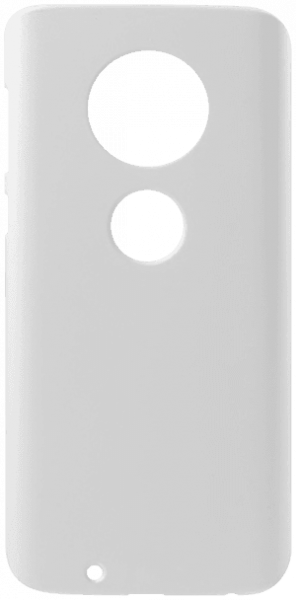 Motorola Moto G6 kemény hátlap gumírozott fehér