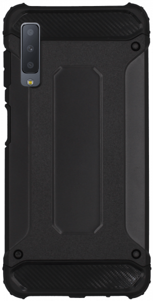 Samsung Galaxy A7 2018 (SM-A750F) ütésálló tok légpárnás sarkas, hibrid Forcell Armor fekete