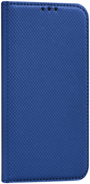 Samsung Galaxy A11 (SM-A115F) oldalra nyíló flipes bőrtok rombusz mintás sötétkék