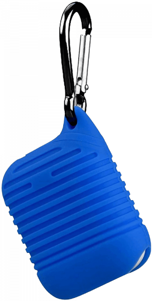 Apple iPhone 13 Pro Max 2. generációs AirPod töltő szilikon tok sötétkék