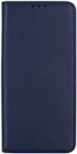 LG K42 oldalra nyíló flipes bőrtok asztali tartó funkciós sötétkék