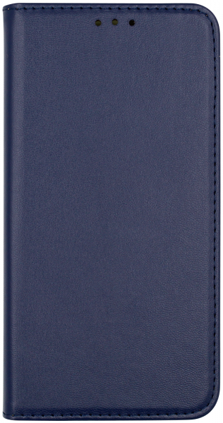 Apple iPhone 11 Pro Max oldalra nyíló flipes bőrtok asztali tartó funkciós sötétkék