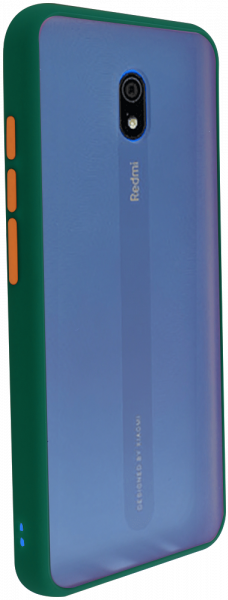 Xiaomi Redmi 8A kemény hátlap Vennus Button Bumper sötétzöld