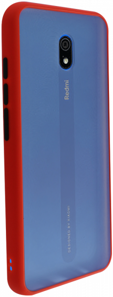 Xiaomi Redmi 8A kemény hátlap Vennus Button Bumper piros