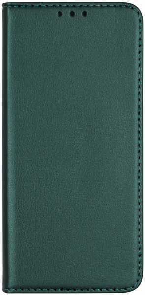 Huawei P40 oldalra nyíló flipes bőrtok asztali tartó funkciós sötétzöld