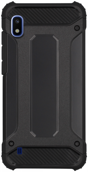 Samsung Galaxy A10 (SM-A105F) ütésálló tok légpárnás sarkas, hibrid Forcell Armor fekete