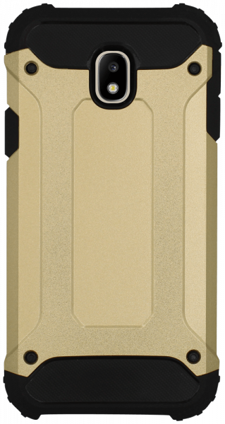 Samsung Galaxy J3 2017 (J330) ütésálló tok légpárnás sarkas, hibrid Forcell Armor arany